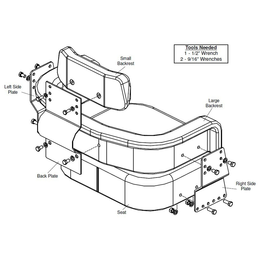 New Vinyl Seat Assembly Fits International Harvester Fits FARMALL 806 1256