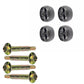 Qty 4: Wheel & Bolt Combo Fits Husqvarna Replaces 532 13 76-44