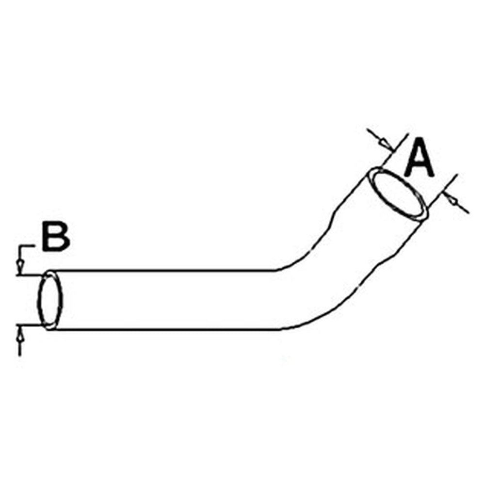 72099478 New Upper Radiator Hose Fits Allis Chalmers 6140 Tractors