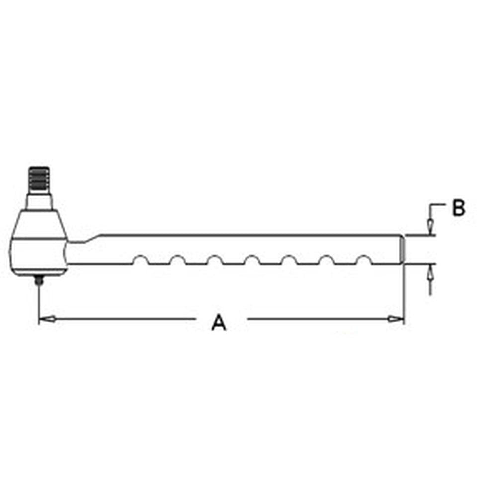 Tie Rod Fits White Replaces 30-3213951
