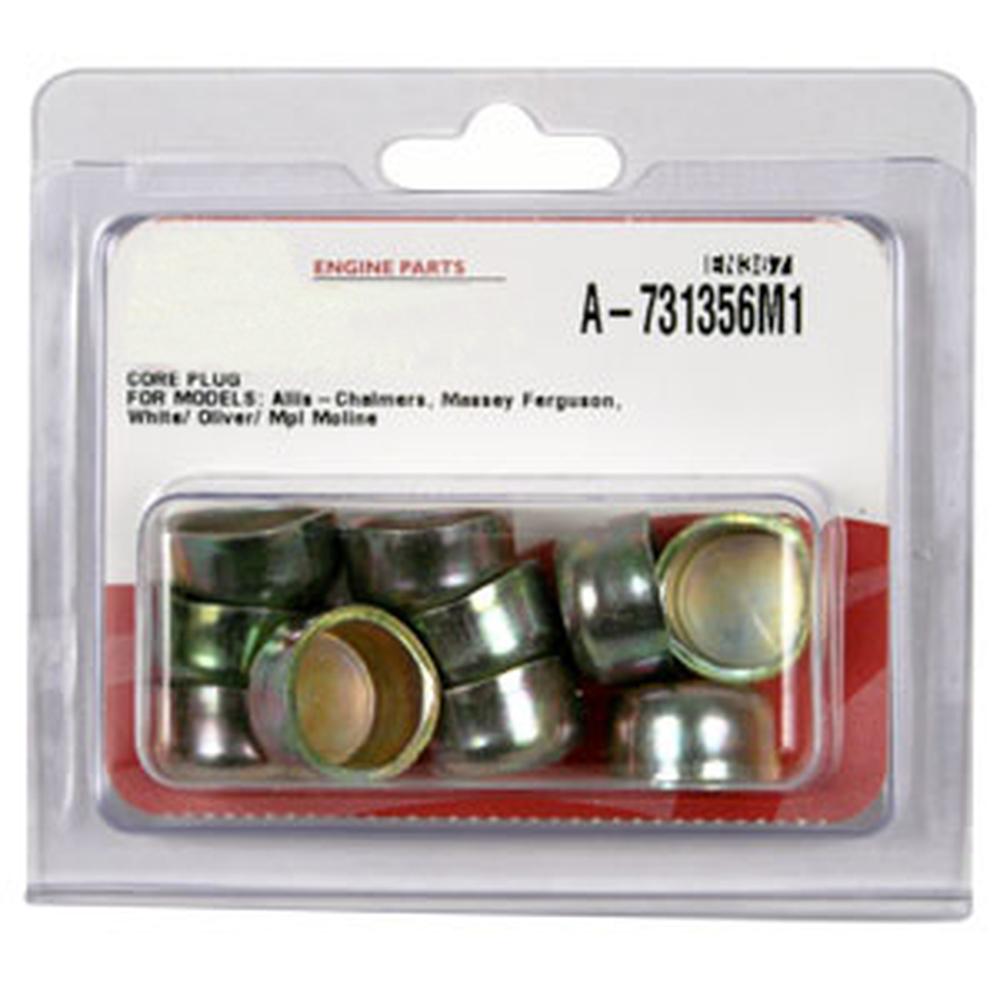 Cylinder Block Freeze Plugs (Pack of 10) Fits Massey Ferguson Replaces 159312A