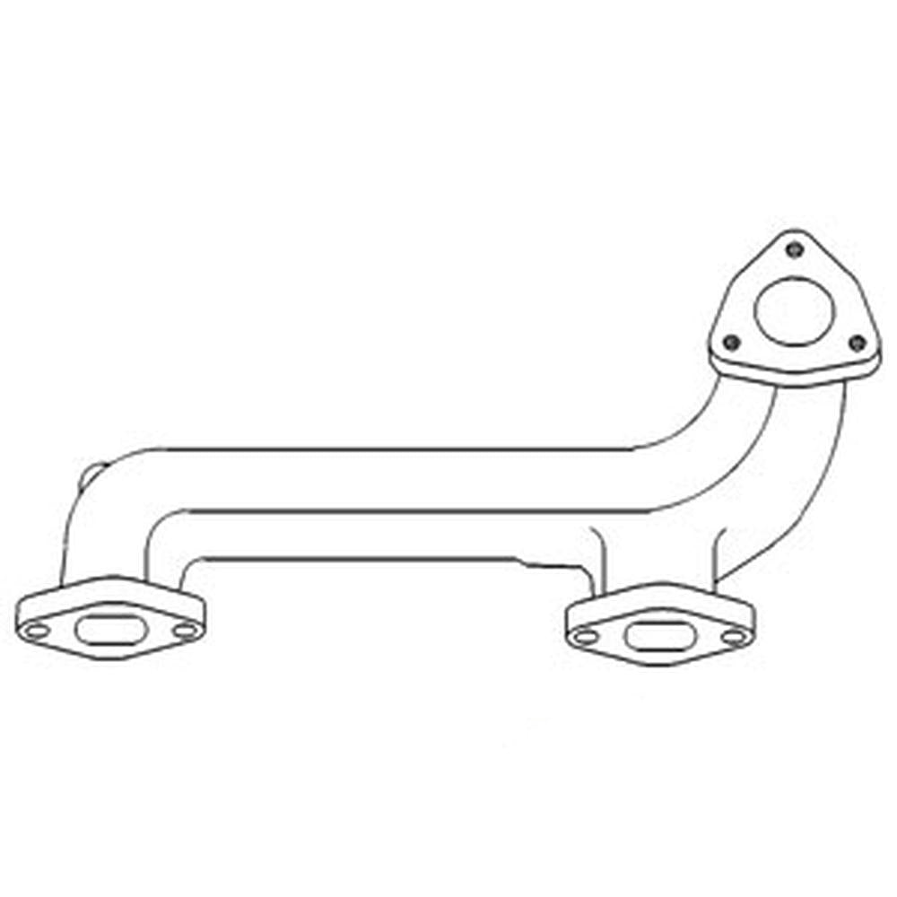 AD4.203 PERKINS DIESEL Exhaust Manifold 37781720 732813M1 Fits Massey Ferguson