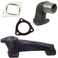 Exhaust Manifold w Gaskets & Elbow Fits MF Perkins 21243 21245 21246 21248 21593