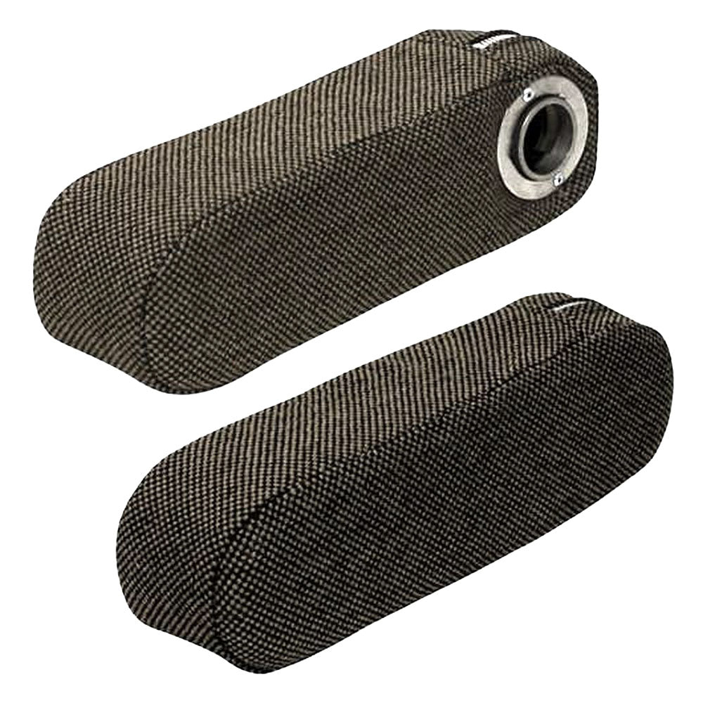 One New Aftermarket Replacement Left Hand Black Fabric Armrest