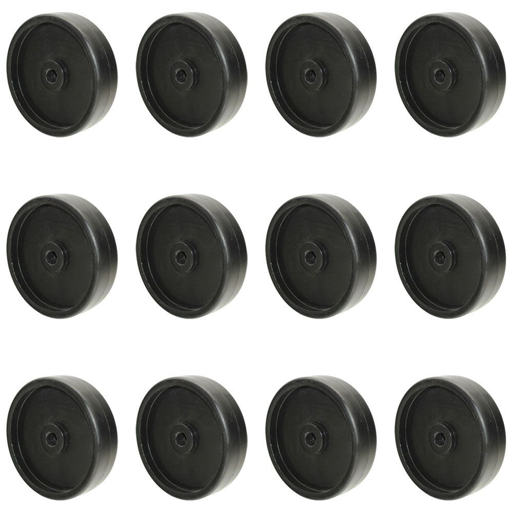 Qty. 12: Deck Wheels  Fits Universal Products