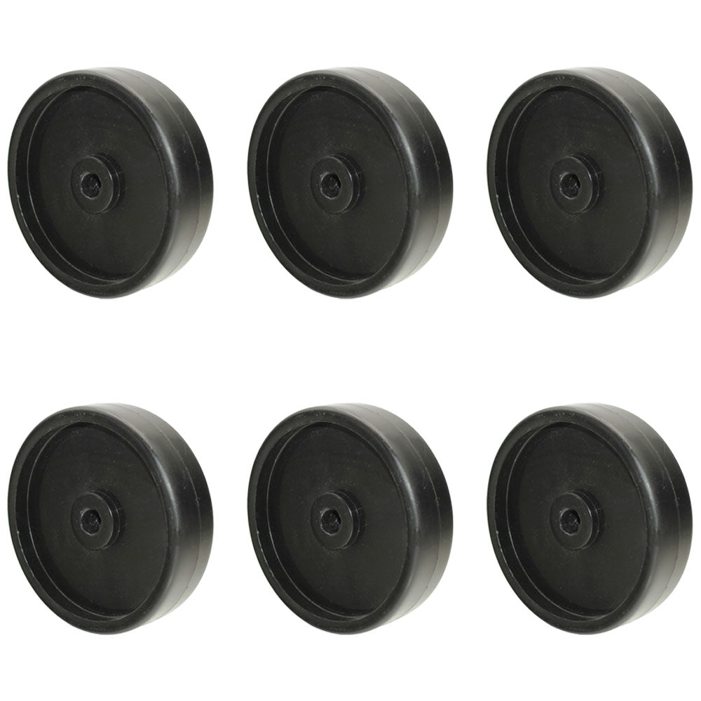 Qty 6: Deck Wheels  Fits Craftsman Replaces SPM209370317