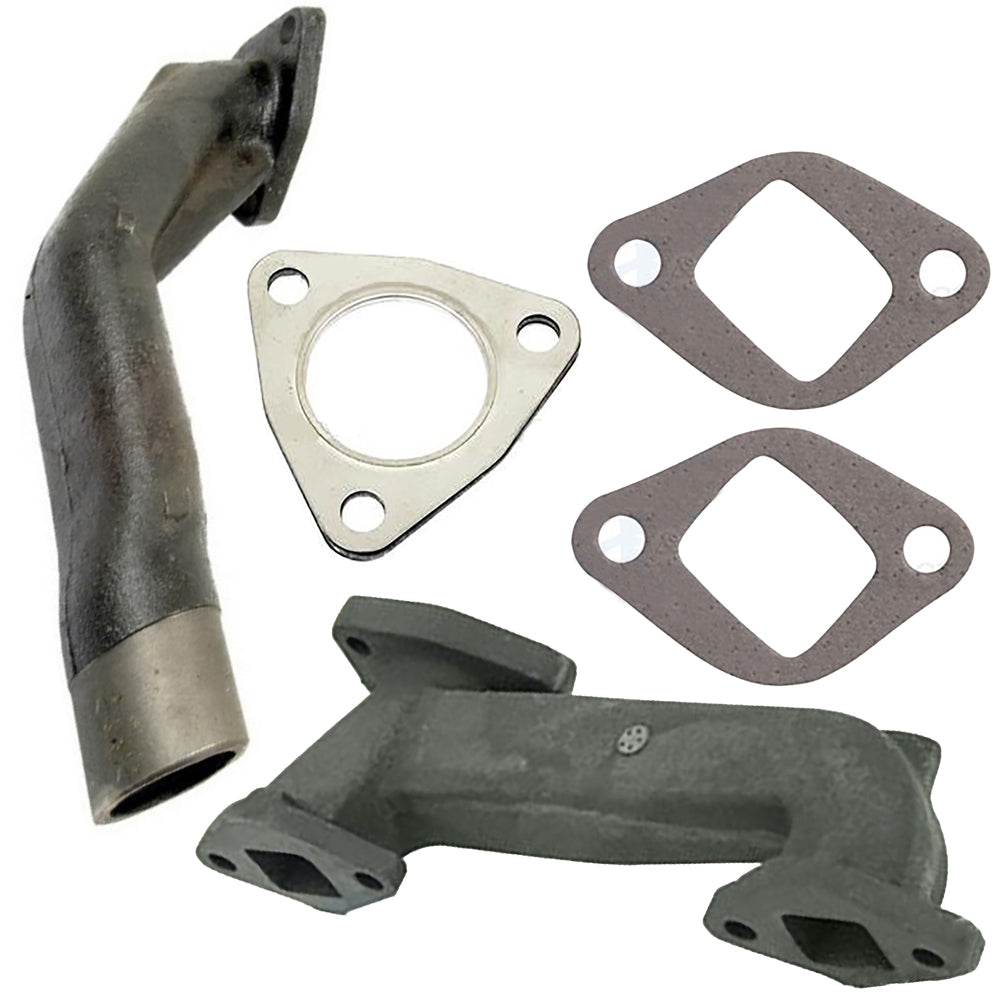 Manifold w/ Gaskets & Elbow Fits Massey Ferguson Replaces 736218M1