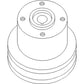 737636M1 New Tractor Water Pump Pulley Fits MF 6500 30 165 17 180 255 +