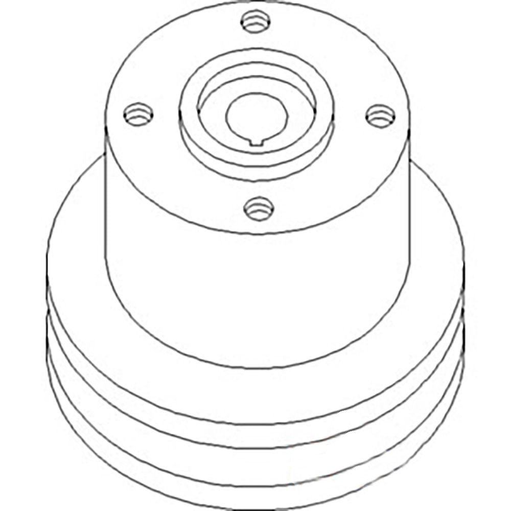 737636M1 New Tractor Water Pump Pulley Fits MF 6500 30 165 17 180 255 +