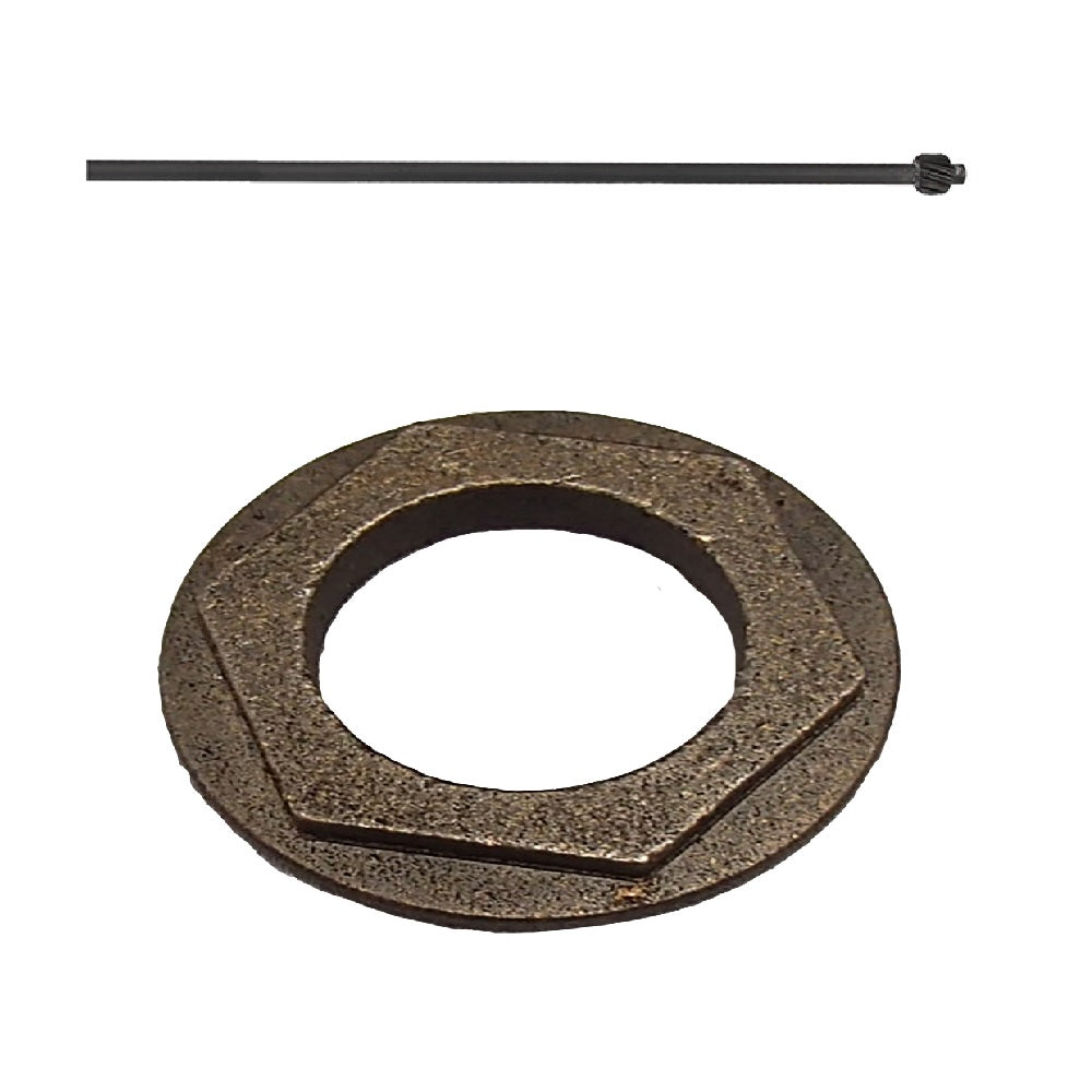 Steering Shaft & Hex Bearing
 Fits Craftsman Replaces 16121