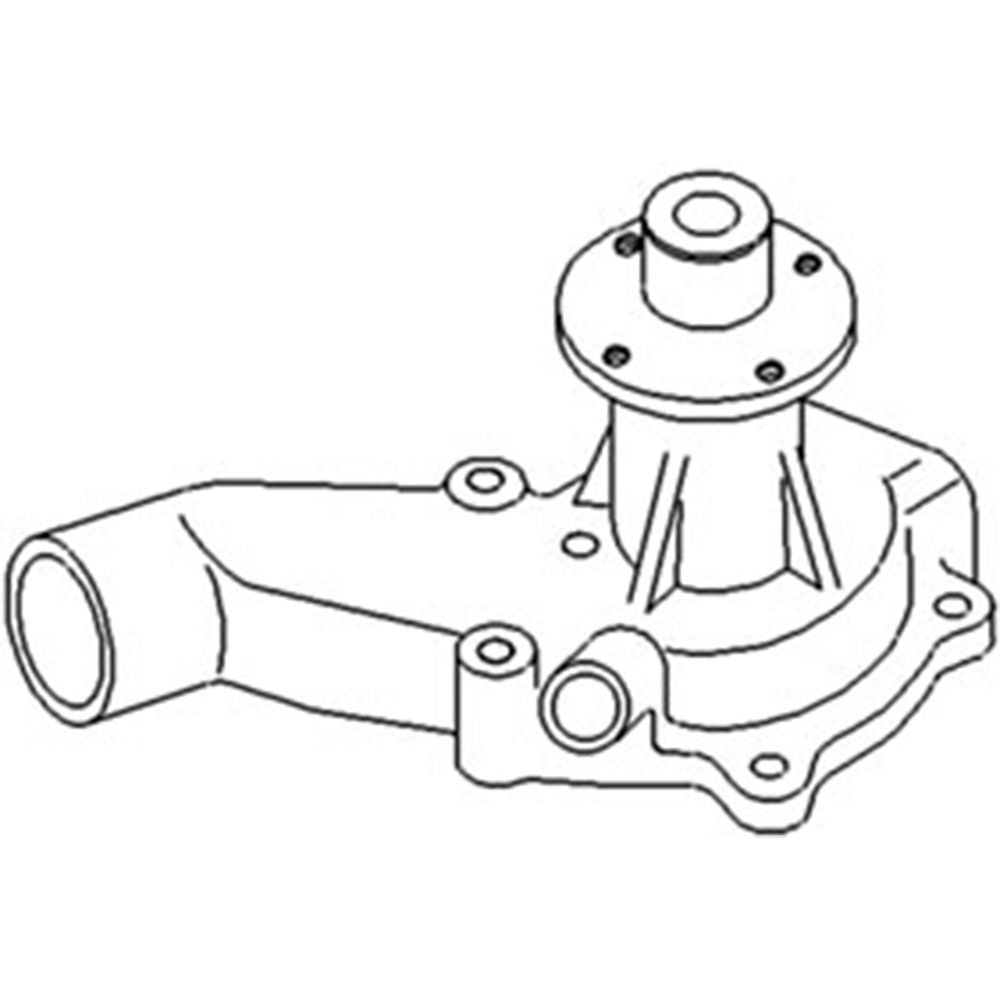 74007551 New Combine Water Pump w/o Pulley Fits Gleaner F2 G K2 M M2 M3