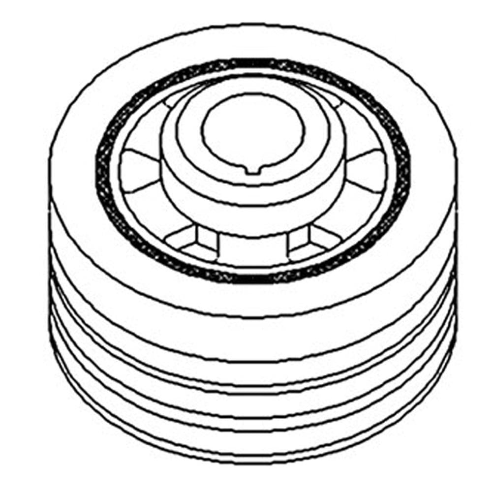 74009848 Crankshaft Dampener Pulley Fits Allis Chalmers 7000 7010