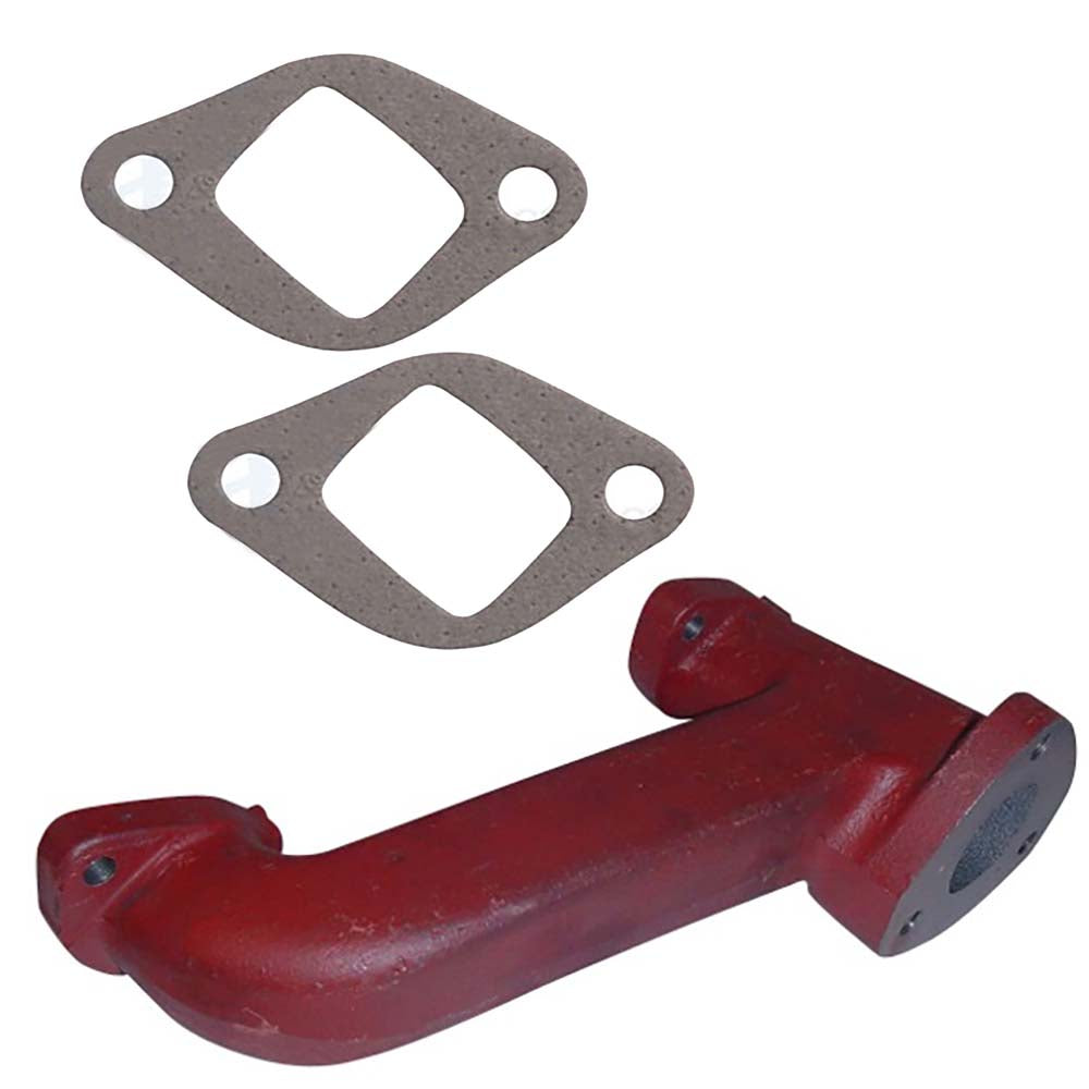740221M1 Exhaust Manifold w Gaskets Fits Massey Ferguson Leyland 135 148 231 245