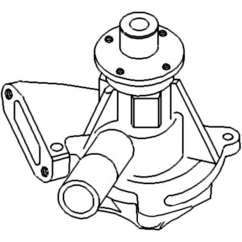 NEW Water Pump Fits Allis Chalmers Tractor 8030 8050 8070