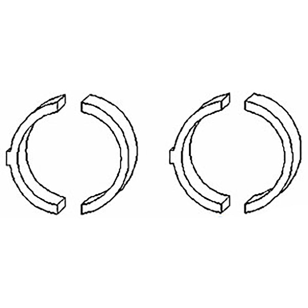 74061816 Set of (4)Thrust Washers Fits Allis Chalmers D21 210 220 +