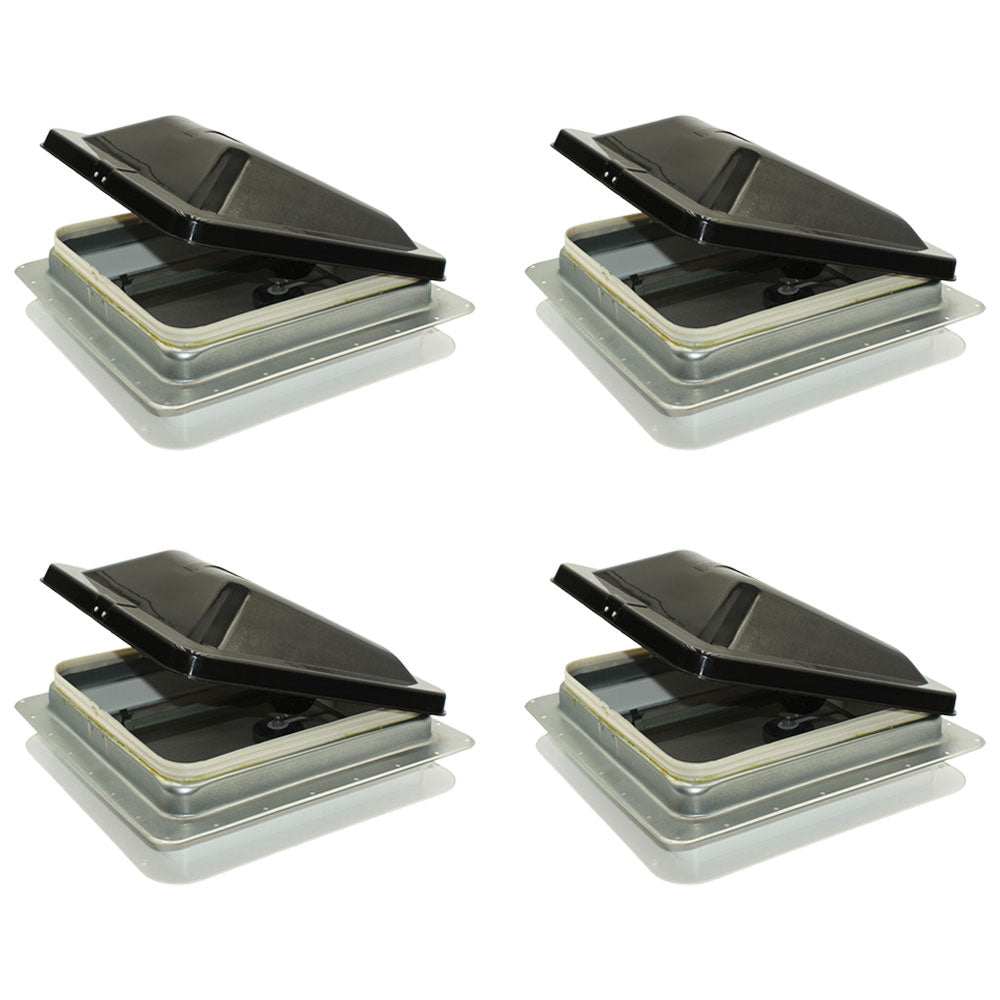 Title: Short 74111A-C1G1 Set of (4) Replacement 14" White Roof Vent w/ Smoke Col