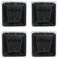 Title: Short 74111A-C1G1 Set of (4) Replacement 14" White Roof Vent w/ Smoke Col