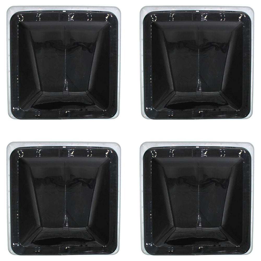Title: Short 74111A-C1G1 Set of (4) Replacement 14" White Roof Vent w/ Smoke Col