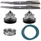 Blades, Spindles, Pulley & Belt Kit Fits Troy Bilt Replaces 490-110-C108