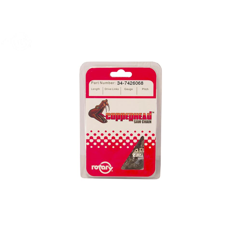 7426068 .050 3/8 STD 68 LKS SEMI CHISEL WITHOUT BUMPER LINK