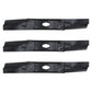 Three Mower Blades 742P05086-L Fits Cub Cadet 54" Cut Deck 14AQA3CM010