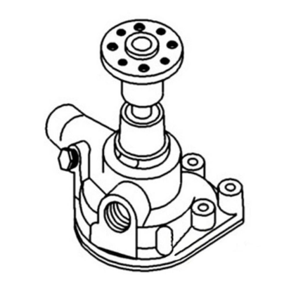 74517362 Water Pump Fits Allis Chalmers D17 Series III Diesel D19 Gas or LP