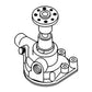 Water Pump Fits Allis Chalmers Replaces 134680