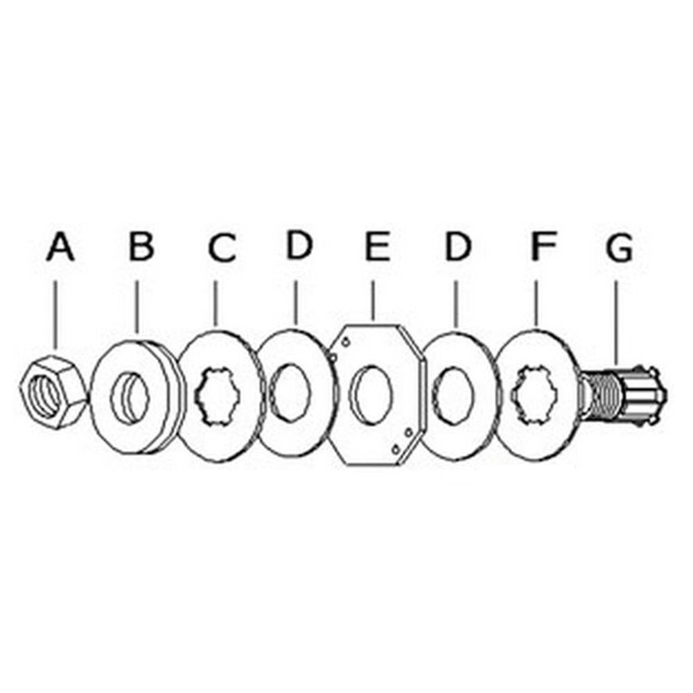 Slip Clutch Assembly FF Fits Universal Products Replaces 15432-03SW