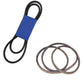 Deck & Drive Belt Combo 
 Fits MTD Replaces 07200436 Made with Aramid