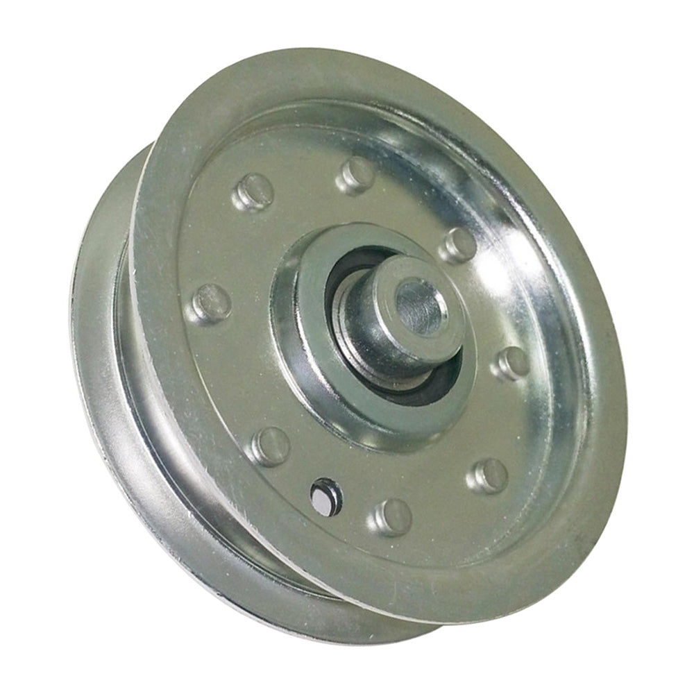 Flat Idler Pulley with Flanges Fits Bolens Replaces 756-0365