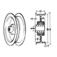 Flat Idler Pulley with Flanges Fits Tecumseh Replaces 756-0365