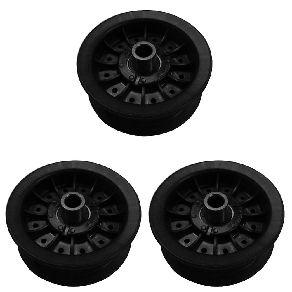 Qty 3: Flat Idler Pulley Fits MTD Replaces 756-0981