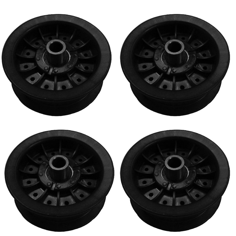 (4) Idler Pulleys for Lesco 050062 Fits Bobcat Ransomes 38010-2A Dynamark Noma 3