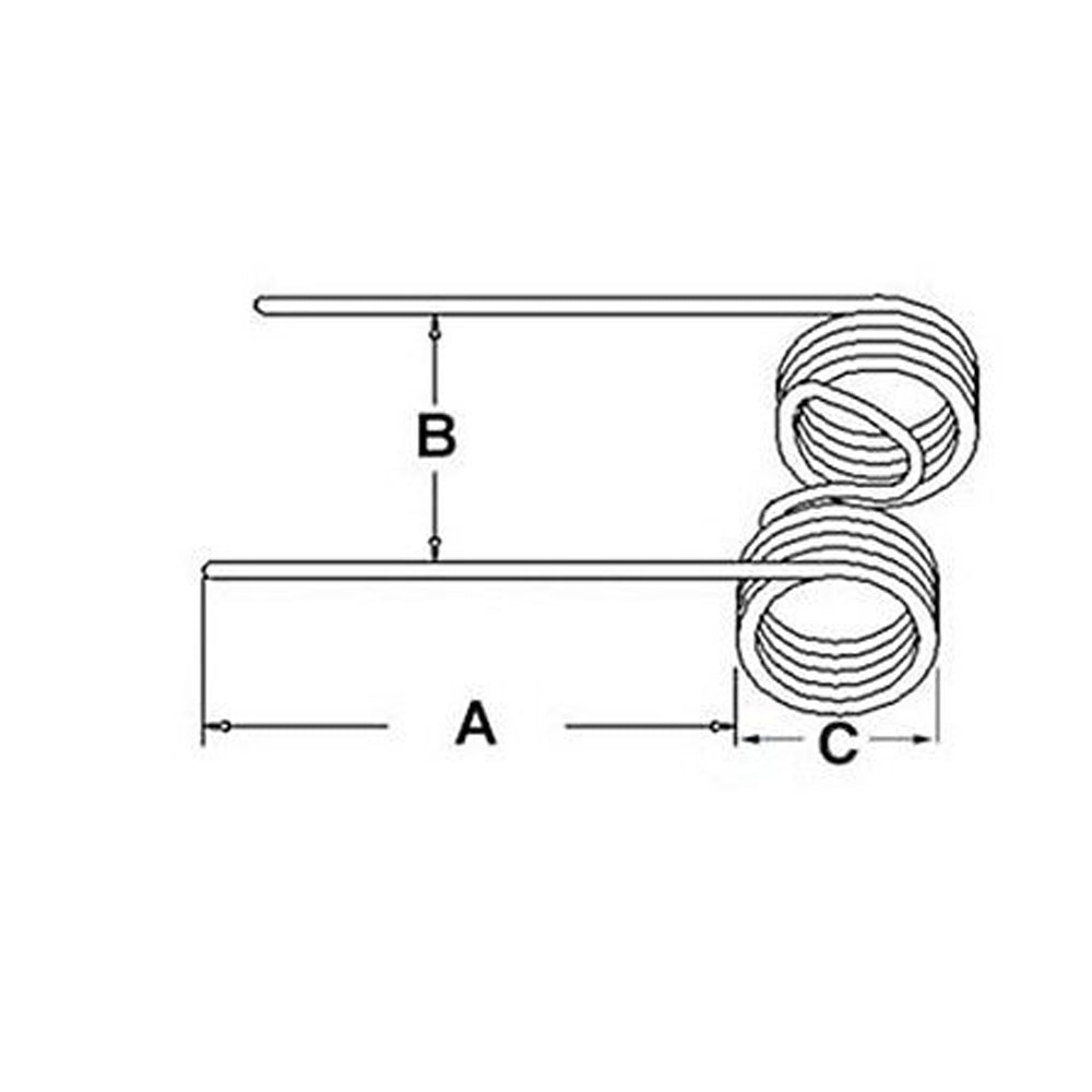 Hay Rake Tooth Fits Ford/New Holland Replaces 127-1218
