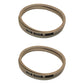 Qty 2: V-Belt - 5/8" x 106"
 Fits Land Pride Replaces 816-308C