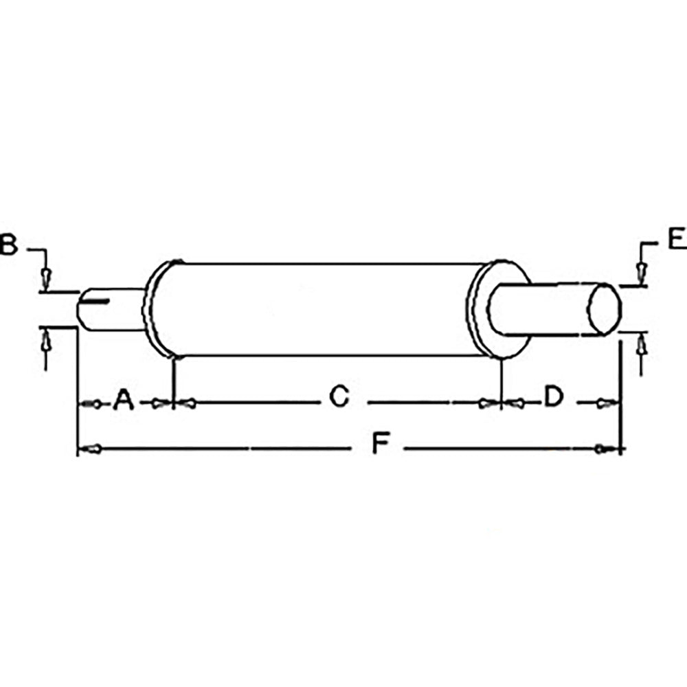 Muffler Fits Massey Harris 22 20 102 81 33 30 30 444 333 44 101