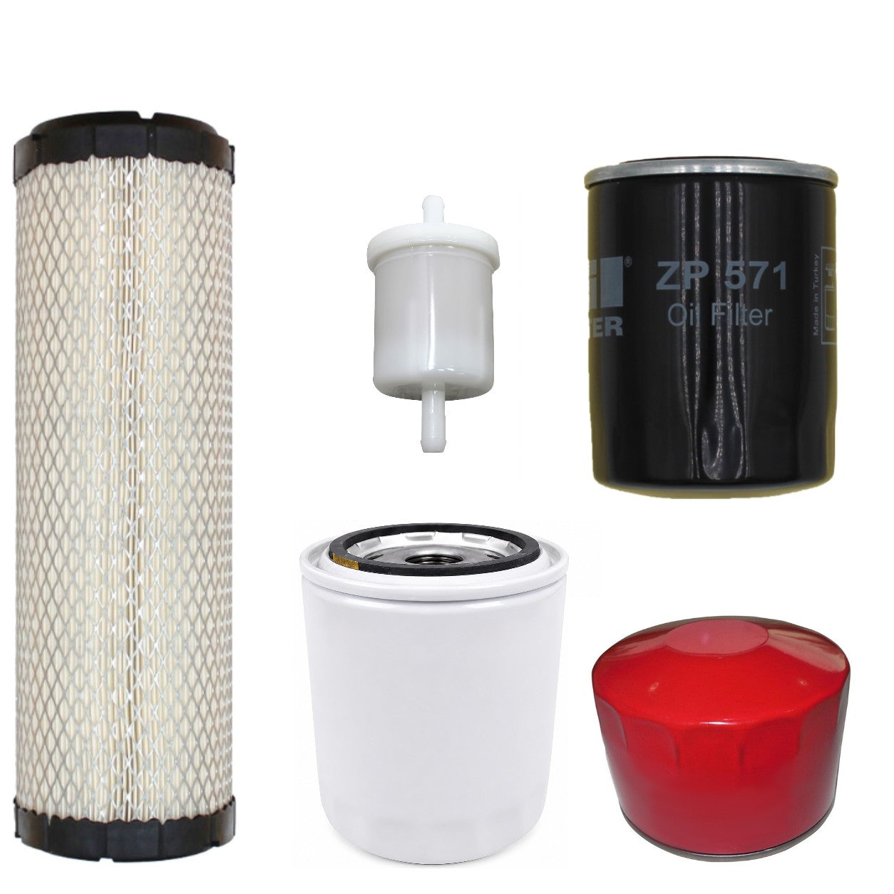 Maintenance Filter Kit Fits Kubota RTV1100 15521-32430 66021-36060 11013-7020