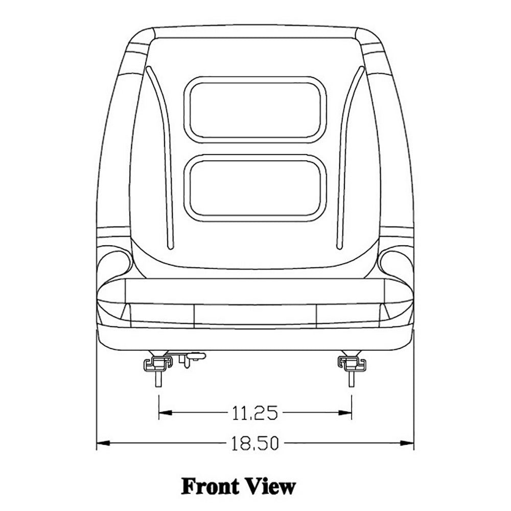 CAMO SEAT Fits Kubota L3010,L3410,L3710,L4310.L4610 COMPACT TRACTORS,L48 BACKHOE