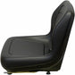 Black Vinyl Seat w/ Slide Rails Fits Ford New Holland 555 555A 555B 555C 55