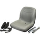 Gray Seat With Arm Rests Hustler Dixie Chopper Jacobsen Fits Toro Land Pride ZTR