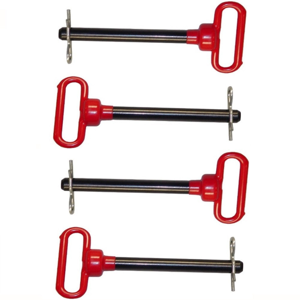 Four 7841 P8754 Hitch Pins Fits Case, John Deere, Massey 4-1/4" Long x 7/8" Dia