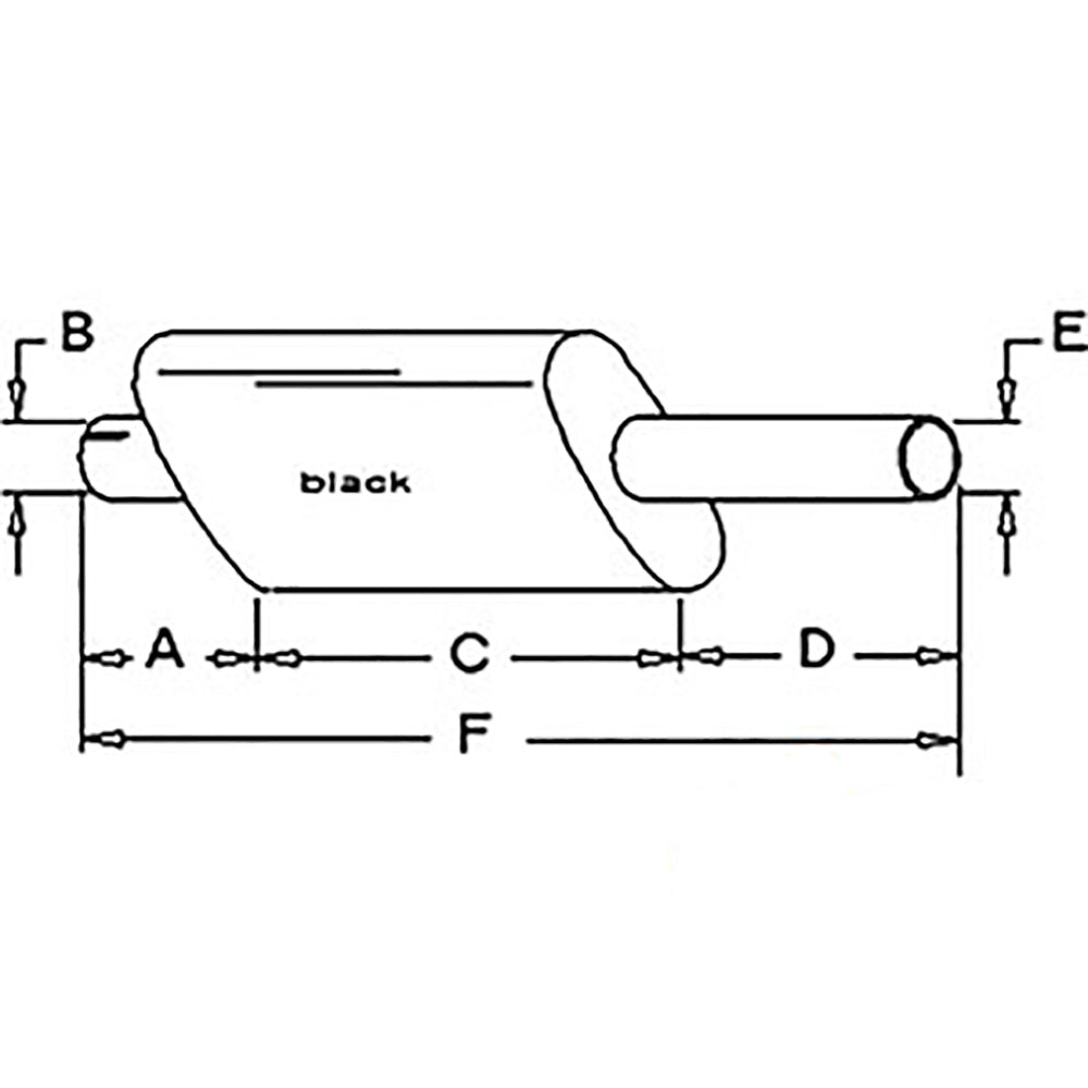 Muffler Fits Allis Chalmers Replaces 237290