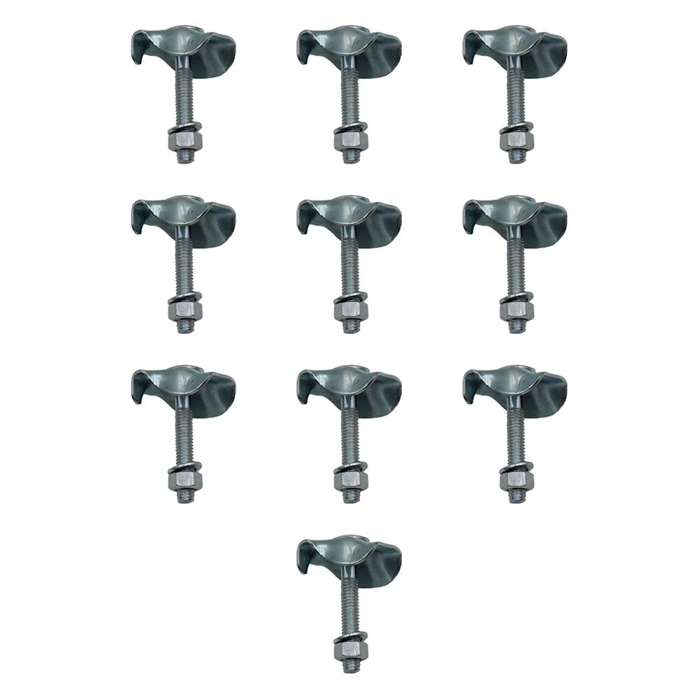 To fit Fits New Holland hay rake teeth hold down clips-10 pack 256 258 56 55 57