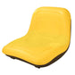 GY20554 Yellow Vinyl Mower Bucket Seat Fits John Deere 325 335 415 425 655 755