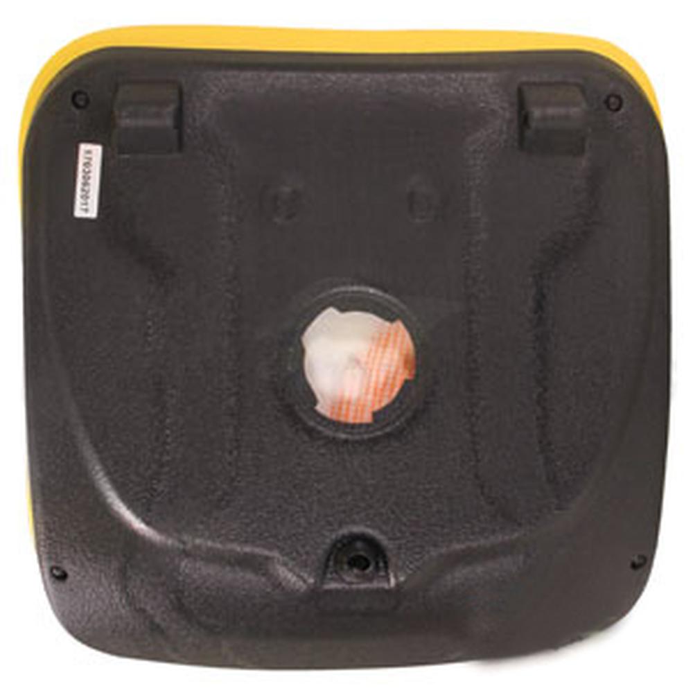 GY20554 Yellow Vinyl Mower Bucket Seat Fits John Deere 325 335 415 425 655 755