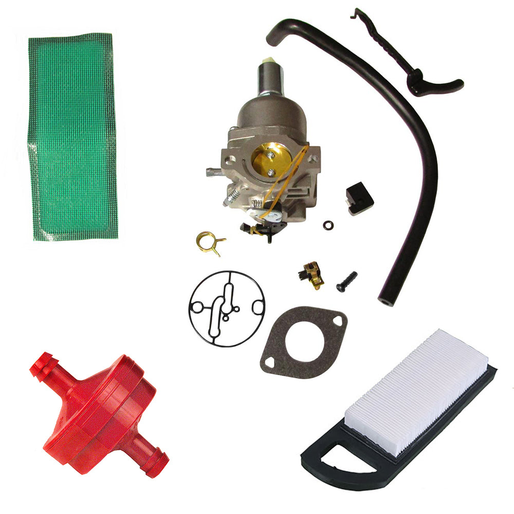 Carburetor Kit with Fuel and Air Filters Fits Briggs & Stratton