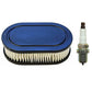 Air Filter and Spark Plug Fits Murray Replaces 093J02-0001-F1