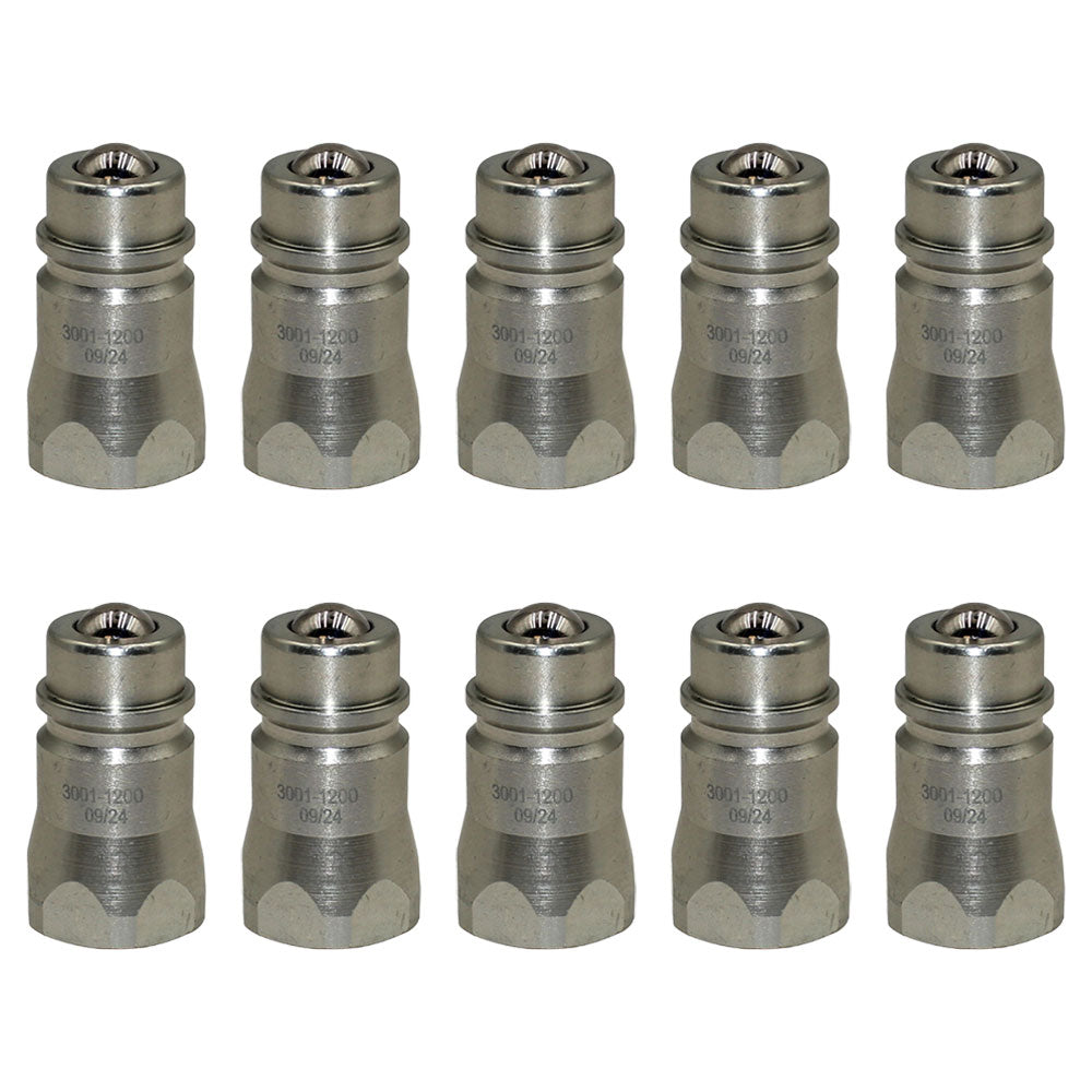 QTY 10: Male Tip
 Fits John Deere Replaces AF3212R