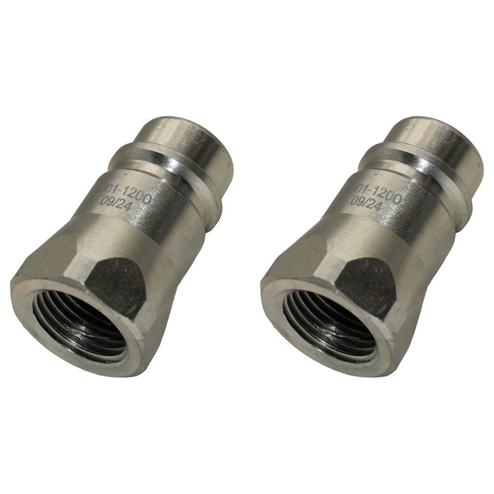 2 of Pioneer Hydraulic Male Tip 1/2" Body x 1/2" Female NPT x Ball Type Nipple