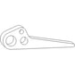 Brake/Drive Clutch Actuating Arm 81819791 Fits Case-IH Tractors MXM120 MXM130++